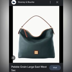 New with Tags Dooney & Bourke  (Authentic) Large East West Sac. Green.👀